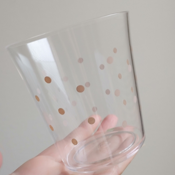 Polka Dot Plastic Glass - Picture 3 of 3